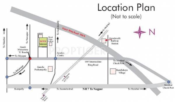 Images for Location Plan of Brindavan Builders Nandanavanam Plots