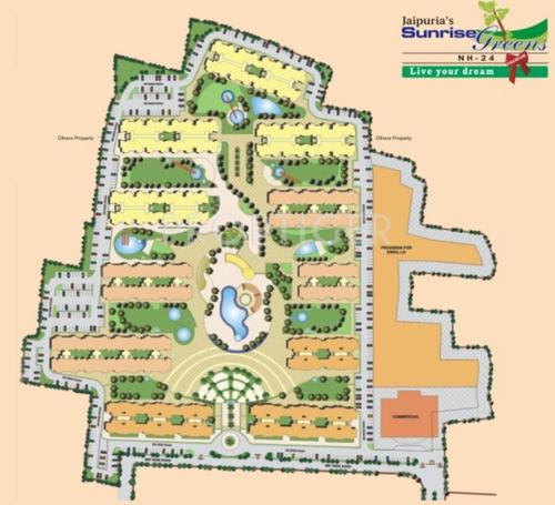  sunrise-greens Images for Layout Plan of Jaipuria Sunrise Greens