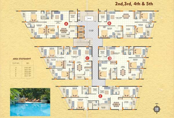 Images for Cluster Plan of Mars Infraprojects Pvt Ltd The Pinnacle