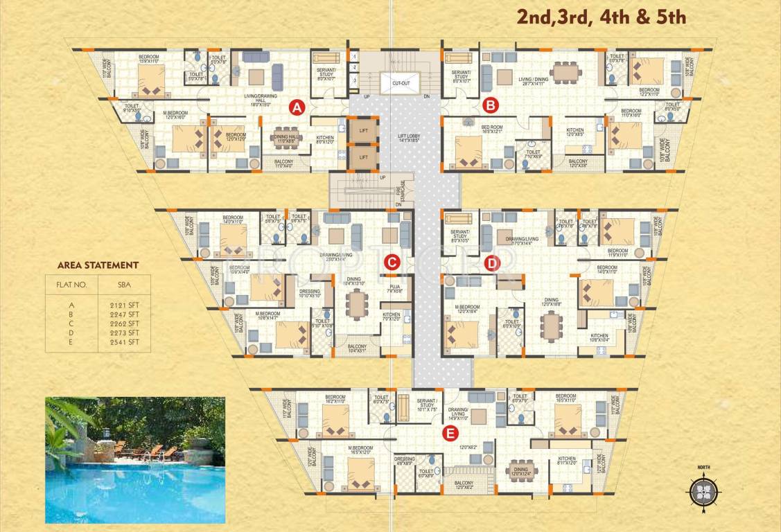 Images for Cluster Plan of Mars Infraprojects Pvt Ltd The Pinnacle