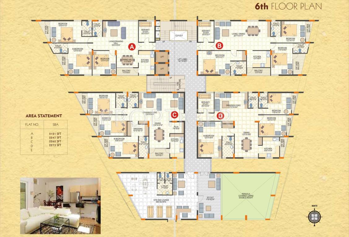 Images for Cluster Plan of Mars Infraprojects Pvt Ltd The Pinnacle