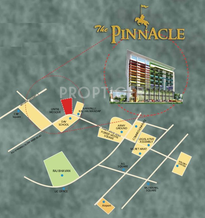 Images for Location Plan of Mars Infraprojects Pvt Ltd The Pinnacle