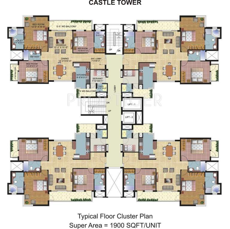 spa village Images for Cluster Plan of Omaxe Spa Village