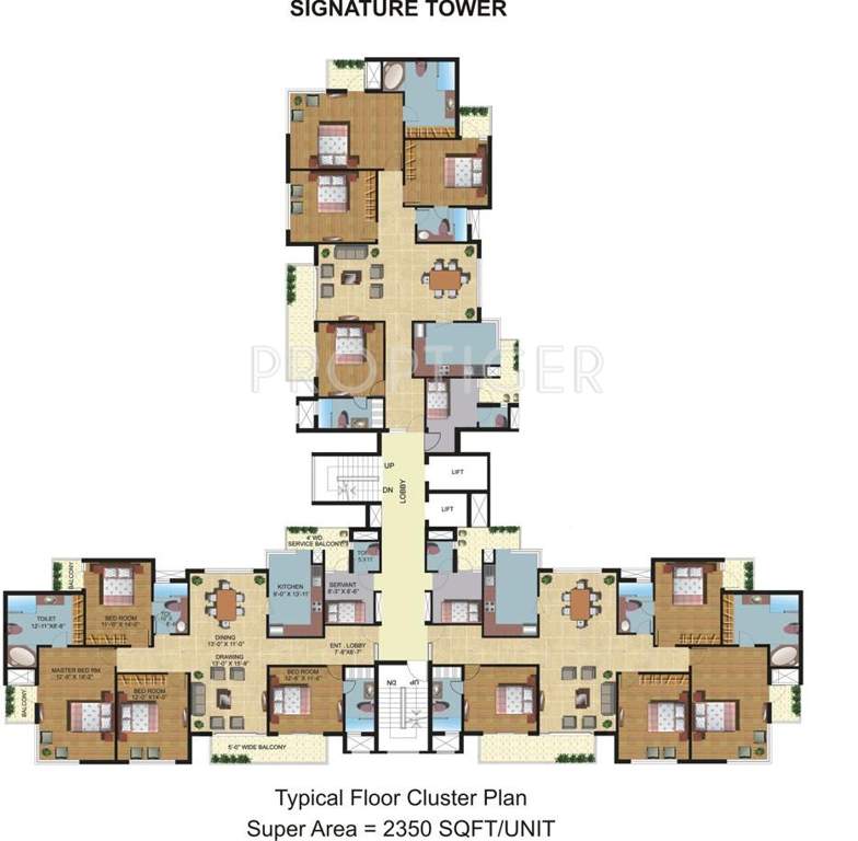 spa village Images for Cluster Plan of Omaxe Spa Village