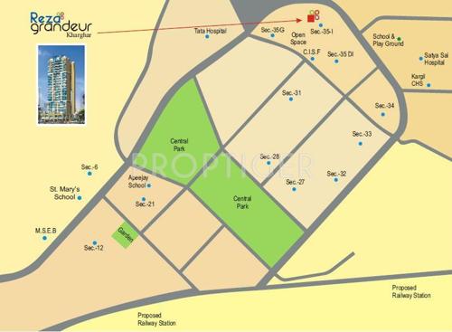  grandeur Images for Location Plan of Reza Grandeur