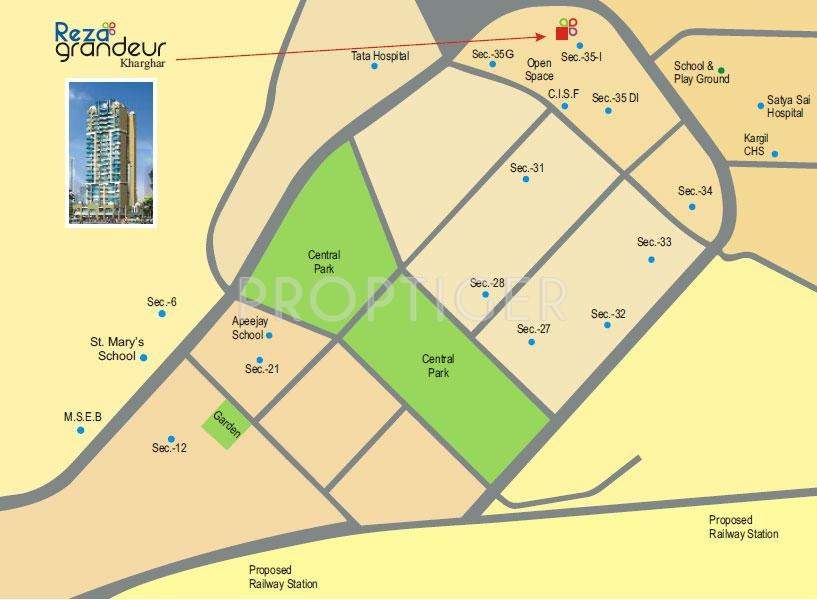 grandeur Images for Location Plan of Reza Grandeur