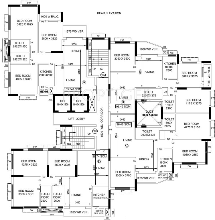 Images for Cluster Plan of Rajwada Altitude