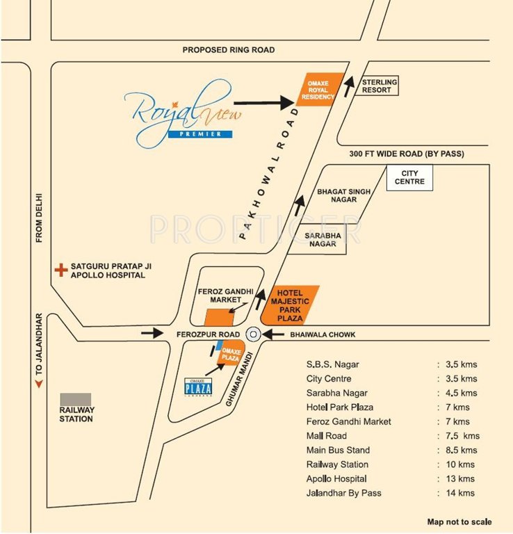 Images for Location Plan of Omaxe Royal View Premier