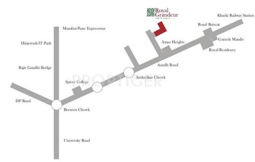 Images for Location Plan of 5 Star Construction Royal Grandeur Villas