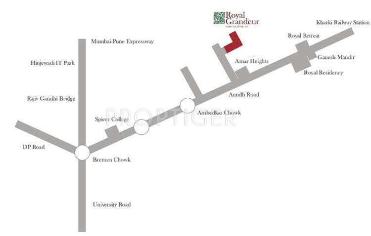 Images for Location Plan of 5 Star Construction Royal Grandeur Villas