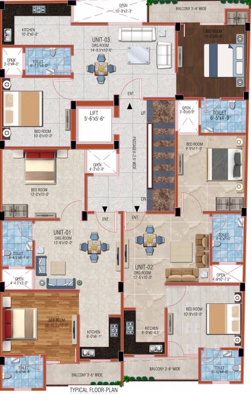 Images for Cluster Plan of A D Apartment