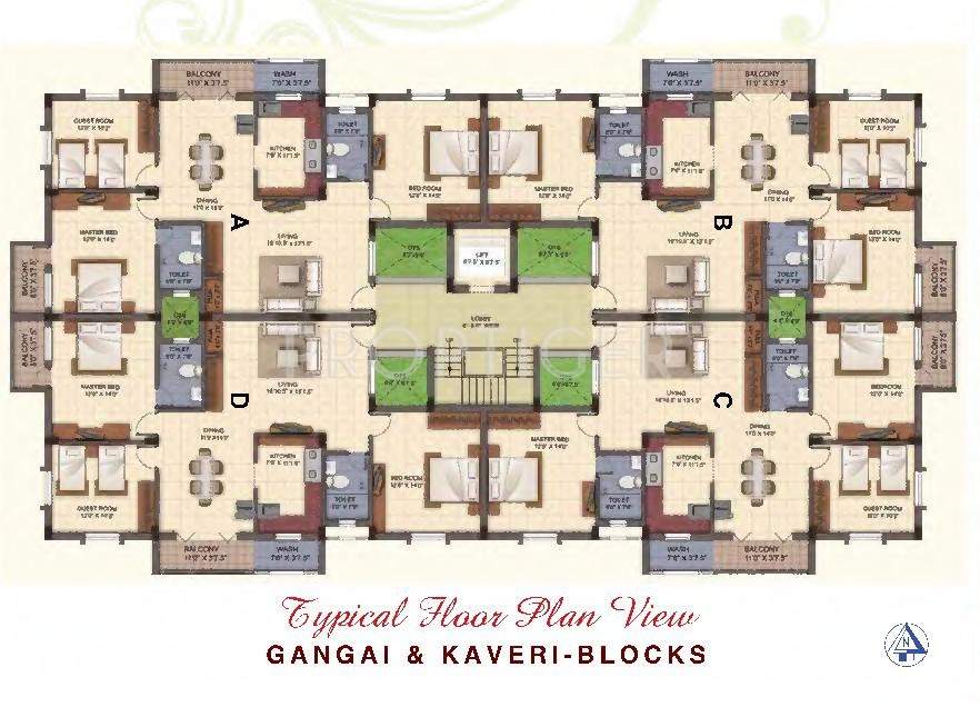 Images for Cluster Plan of  Jeevan Bima Enclave