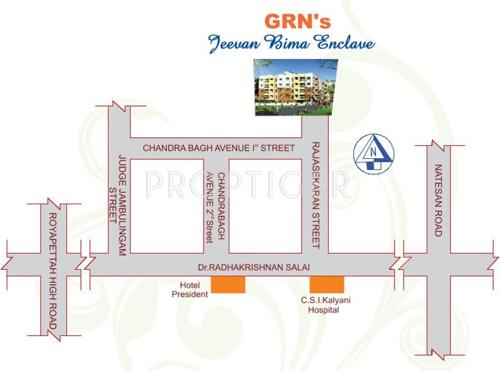 Images for Location Plan of  Jeevan Bima Enclave