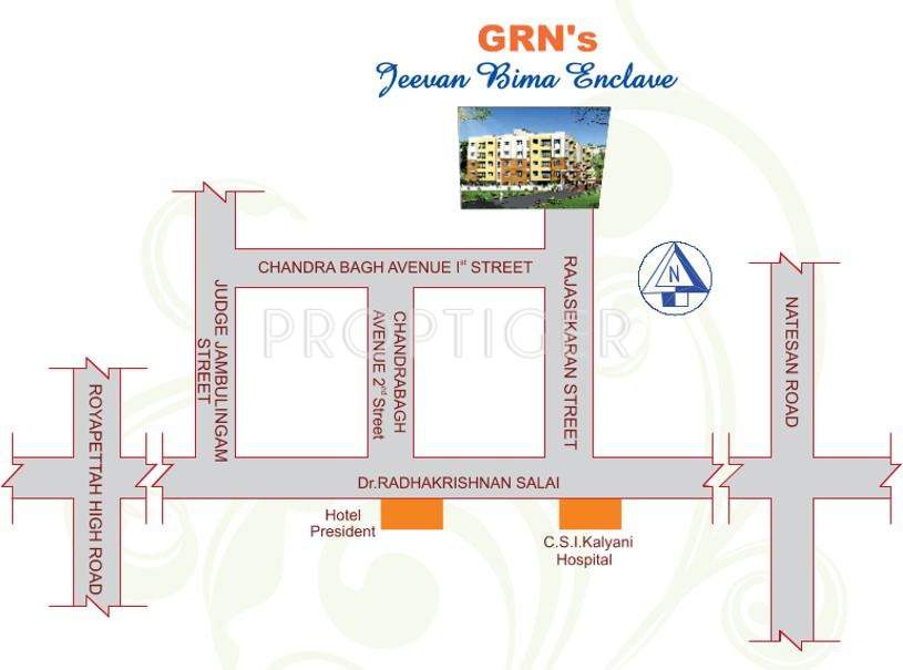 Images for Location Plan of  Jeevan Bima Enclave