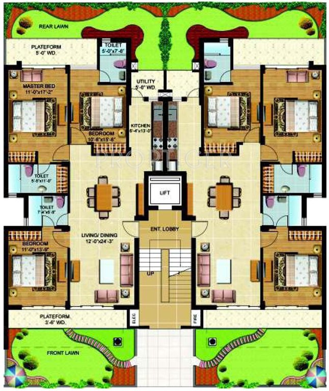 Images for Cluster Plan of Omaxe Royal View Homes