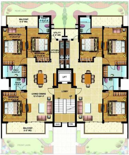 Images for Cluster Plan of Omaxe Royal View Homes