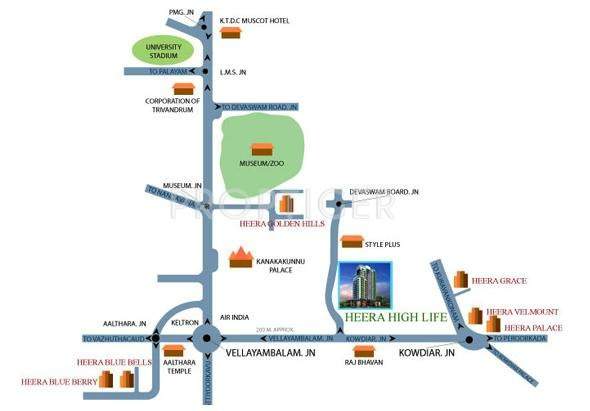  high life Images for Location Plan of Heera High Life