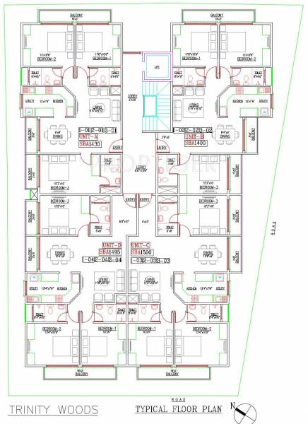  trinity-woods Images for Cluster Plan of Splendid Trinity Woods