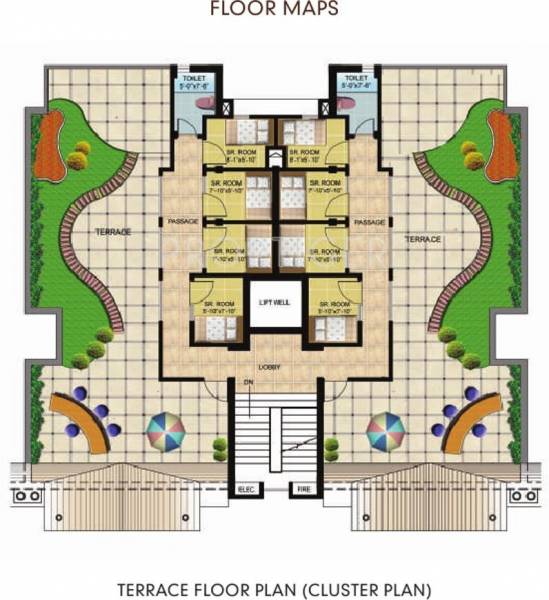  royal-view-executive Tower 1 Cluster Plan