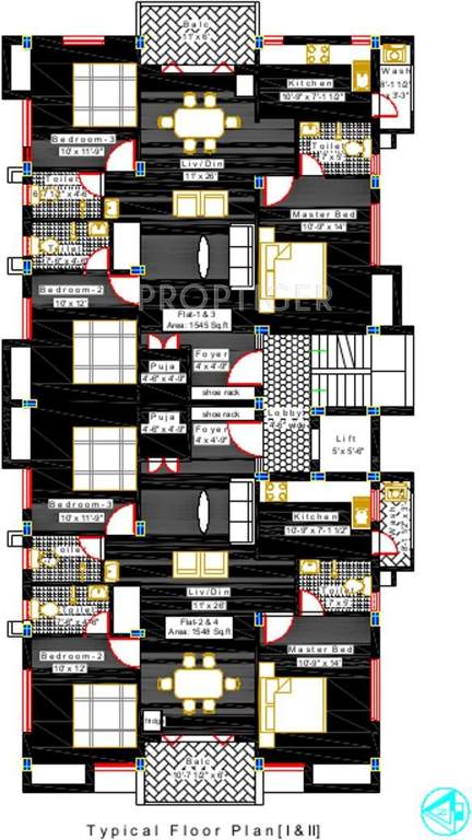 Images for Cluster Plan of  Gokulam