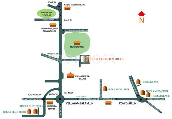 Images for Location Plan of Heera Golden Hills Images for Location Plan of Heera Golden Hills