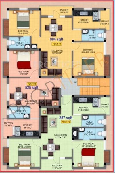 Images for Cluster Plan of Repute Homes Dvija
