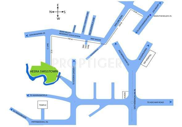 swiss town Images for Location Plan of Heera Swiss Town