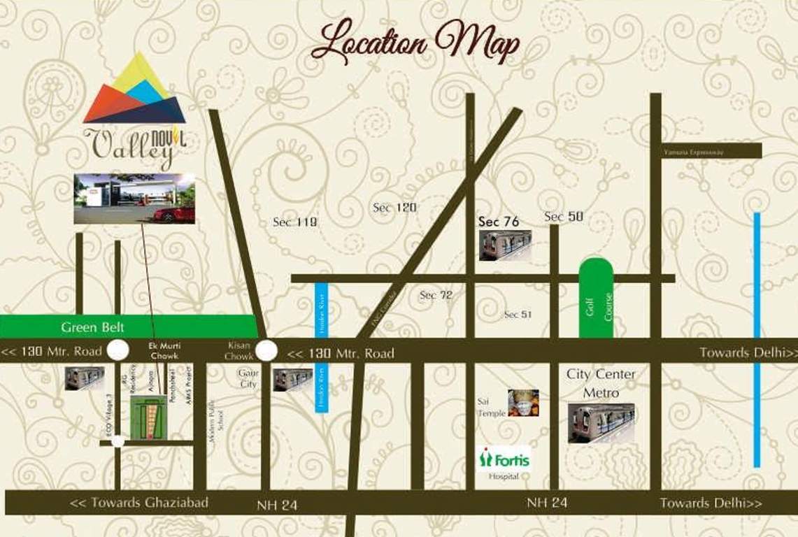 Images for Location Plan of Savitri Novel Valley