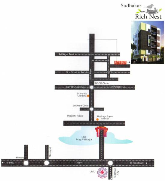 Images for Location Plan of Sudhakar Rich Nest