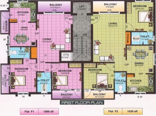 Images for Cluster Plan of Amethyst Kiruhari Enclave