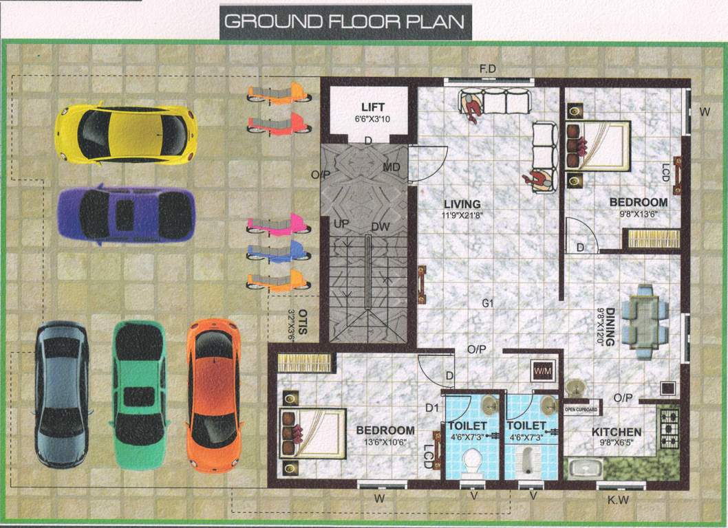 Images for Cluster Plan of Amethyst Kiruhari Enclave