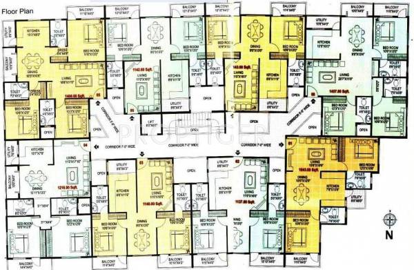 Images for Cluster Plan of Citadil KMR Land Mark
