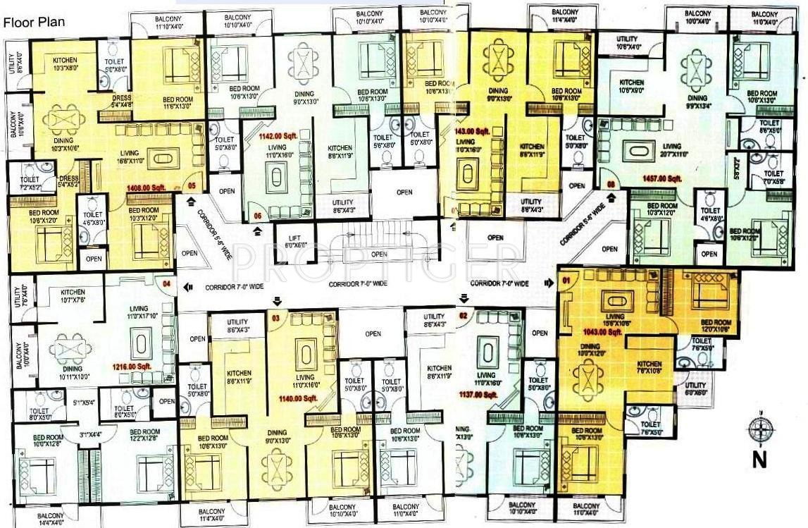Images for Cluster Plan of Citadil KMR Land Mark