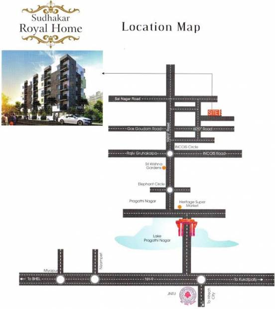 Images for Location Plan of Sudhakar Royal Homes