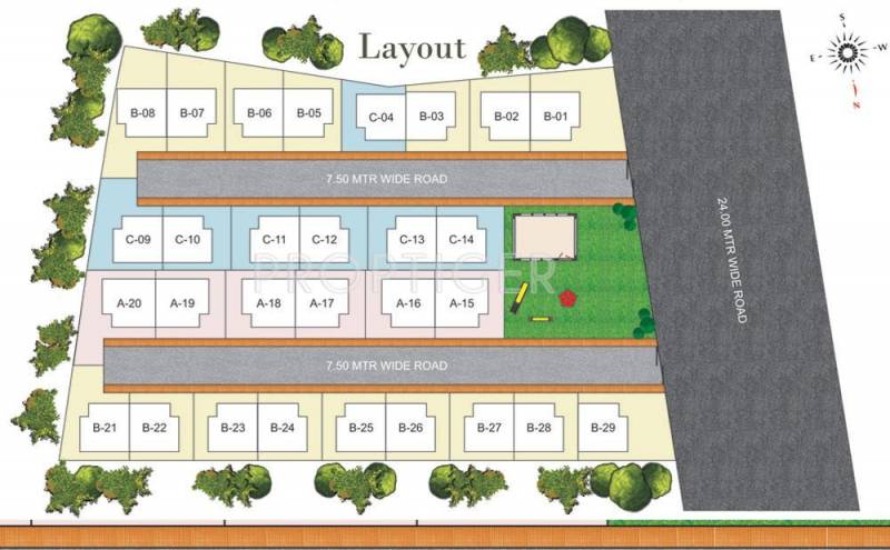 Suryadev Developers Residency Layout Plan