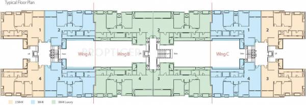 Images for Cluster Plan of Luxora Treeline Apartment Images for Cluster Plan of Luxora Treeline Apartment