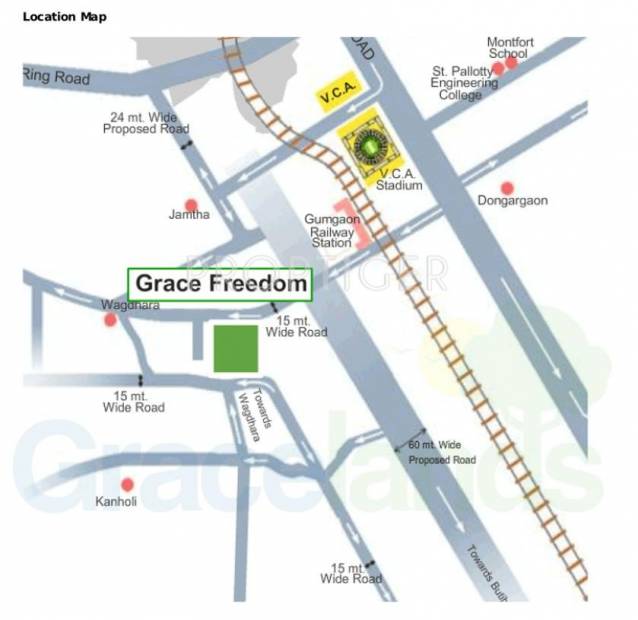 Gracelands Freedom Location Plan