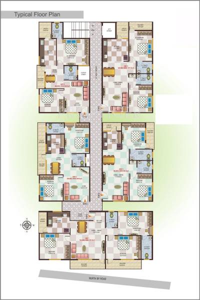 Typical Floor Cluster Plan Asrithas Group Lifestyle Typical Floor Cluster Plan