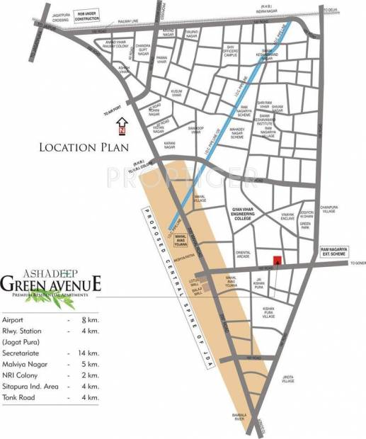 Images for Location Plan of Ashadeep Green Avenue