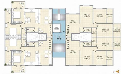 Images for Cluster Plan of Khabiya Vakratunda Heights Images for Cluster Plan of Khabiya Vakratunda Heights