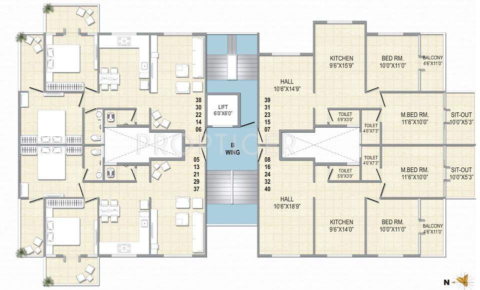 Images for Cluster Plan of Khabiya Vakratunda Heights