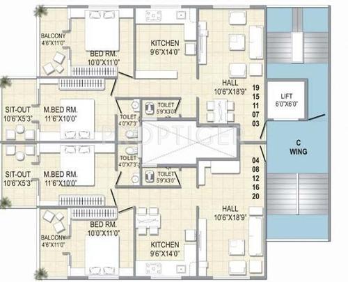 Images for Cluster Plan of Khabiya Vakratunda Heights Images for Cluster Plan of Khabiya Vakratunda Heights