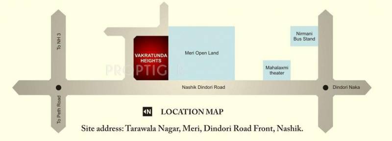 Images for Location Plan of Khabiya Vakratunda Heights