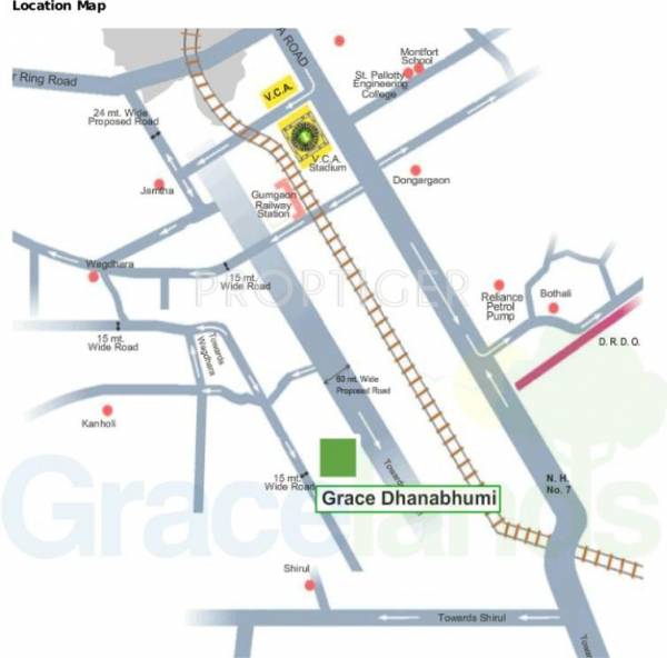 Gracelands Dhanabhumi Location Plan