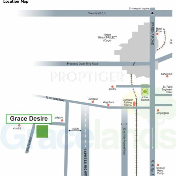 Gracelands Desire Location Plan