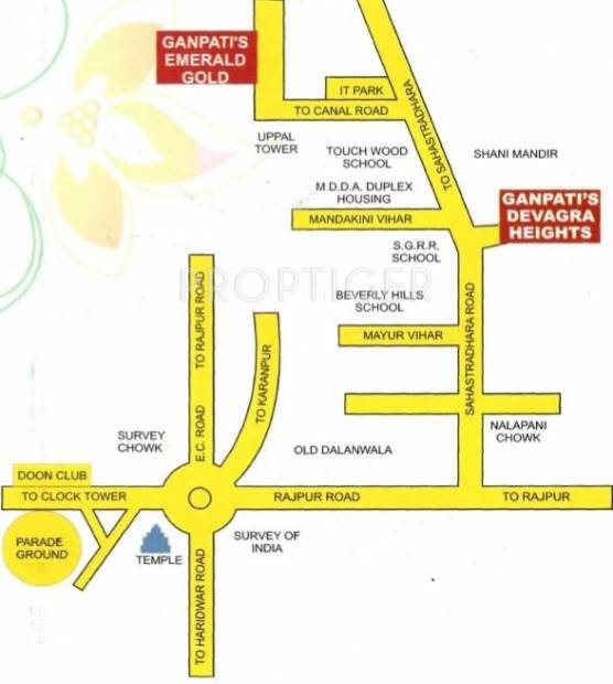 Images for Location Plan of Ganpati Builder Heights