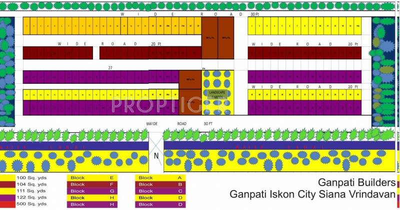 Images for Layout Plan of Ganpati Builder Iskon City