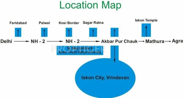 Images for Location Plan of Ganpati Builder Iskon City