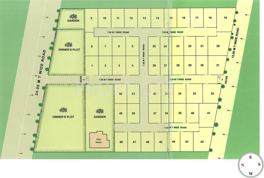 Kamlesh Gandhi Projects Opal Green Layout Plan