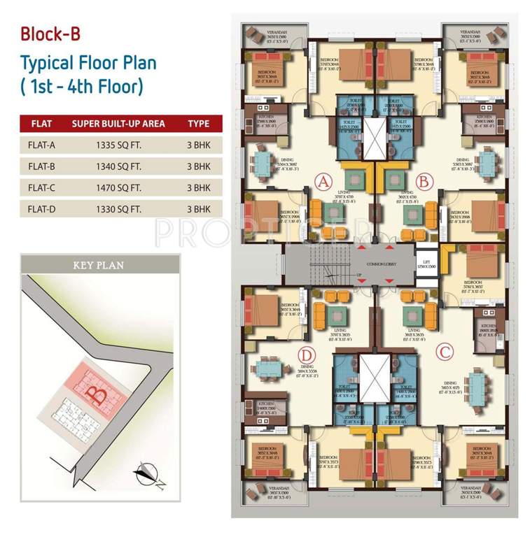  meena glory Block A Cluster Plan